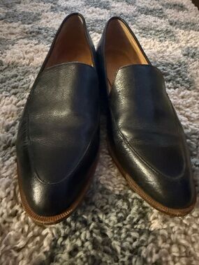 Madewell The Frances Loafer in Black Leather – Size 7